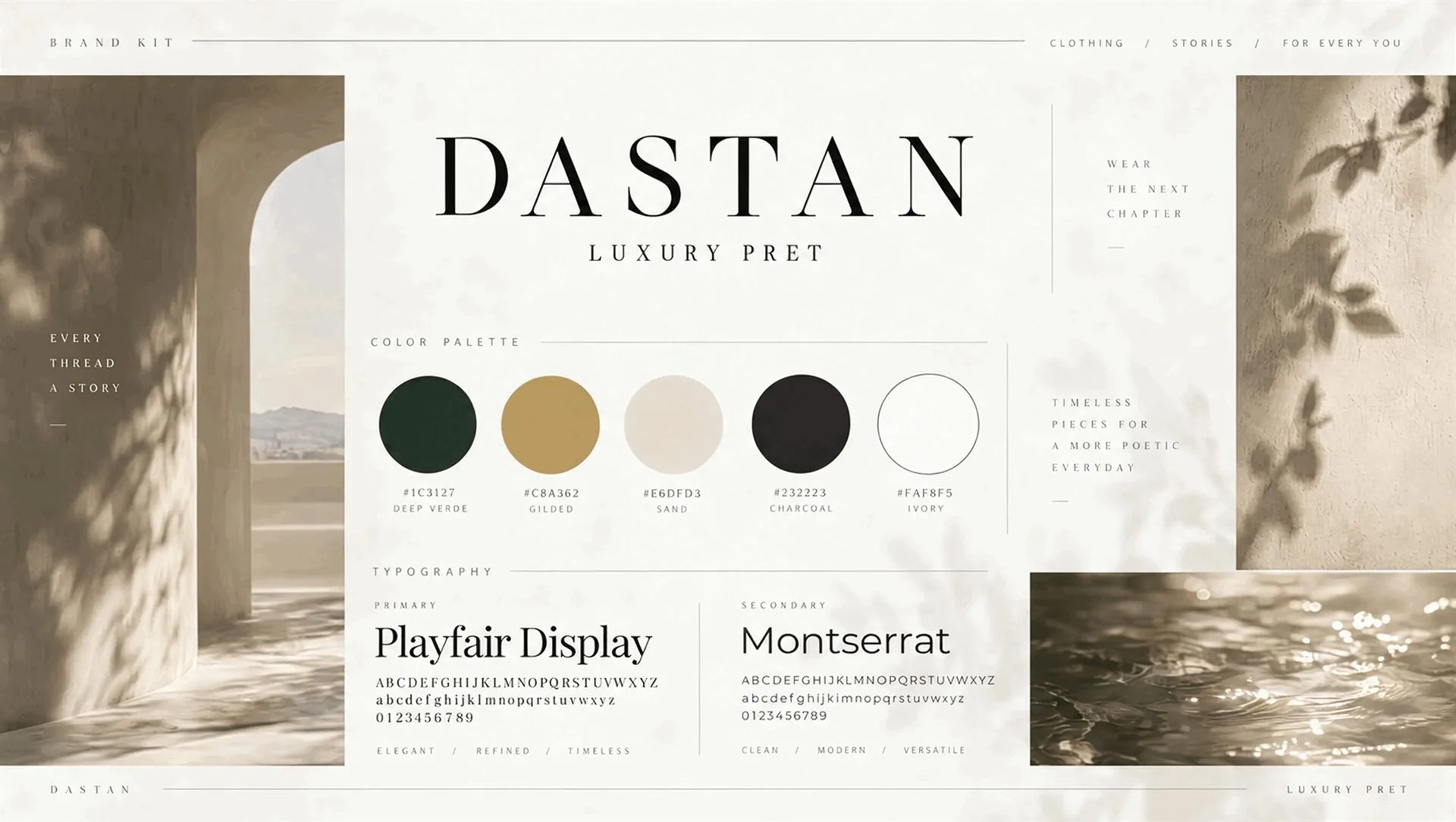 Dastan Brand Identity Kit & Typography